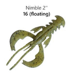 CRAZY FISH Nimble Flottant 2" (5 cm) - 8 pc