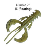 CRAZY FISH Nimble Flottant 2" (5 cm) - 8 pc