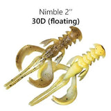 CRAZY FISH Nimble Flottant 2" (5 cm) - 8 pc