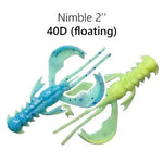 CRAZY FISH Nimble Flottant 2" (5 cm) - 8 pc