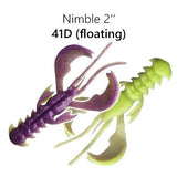 CRAZY FISH Nimble Flottant 2" (5 cm) - 8 pc