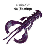 CRAZY FISH Nimble Flottant 2" (5 cm) - 8 pc