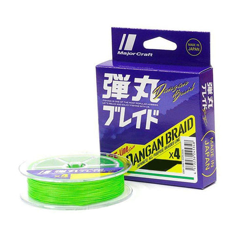 MAJOR CRAFT Dangan x4 Light Green 200m | BS-FISHING.COM