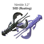 CRAZY FISH Nimble Flottant 3.2" (8 cm) - 6 pc
