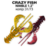 CRAZY FISH Nimble 1,2" (3 cm) - 16 pc