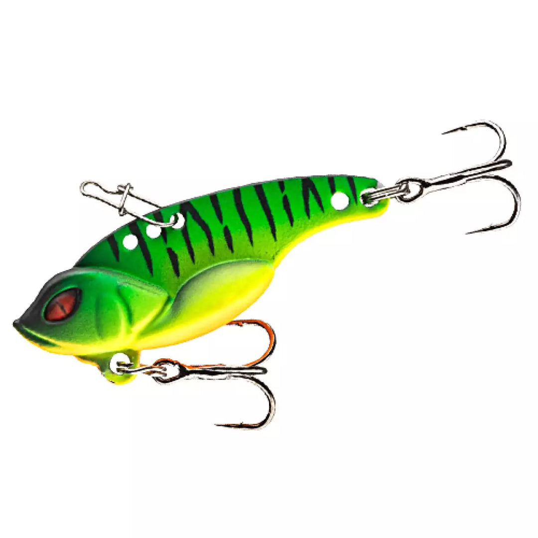 Cuillère De Pêche Vintage 2 3/4" - Vert/Blanc Nickel - 1/2 Oz - Leurre Coulant
