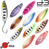 D-3 CUSTOM LURES Spoon 3.0g | BS-FISHING.COM