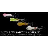 Cuillère ondulante NORIES Metal Wasaby Hammered 12g | BS-FISHING.COM