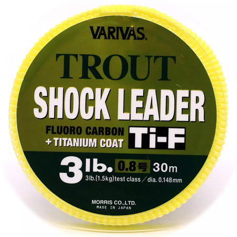 VARIVAS Trout Shock Leader Ti-F 30m