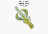 CRAZY FISH Nimble 1,6" (4 cm) - 9 pc - CRAZY FISH Nimble 1,6" (4 cm) - 9 pc | BS Fishing