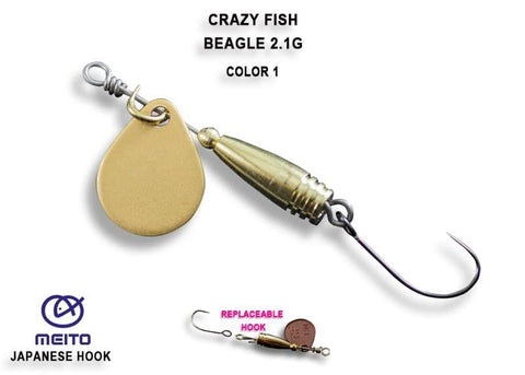 CRAZY FISH Beager 2.1g - CRAZY FISH Beager 2.1g | BS Fishing