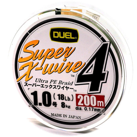 DUEL Super X-Wire 4 200m - DUEL Super X-Wire 4 200m | BS Fishing