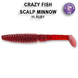 CRAZY FISH Scalp Minnow 3.2" (8 cm) - 5 pc - CRAZY FISH Scalp Minnow 3.2" (8 cm) - 5 pc | BS Fishing