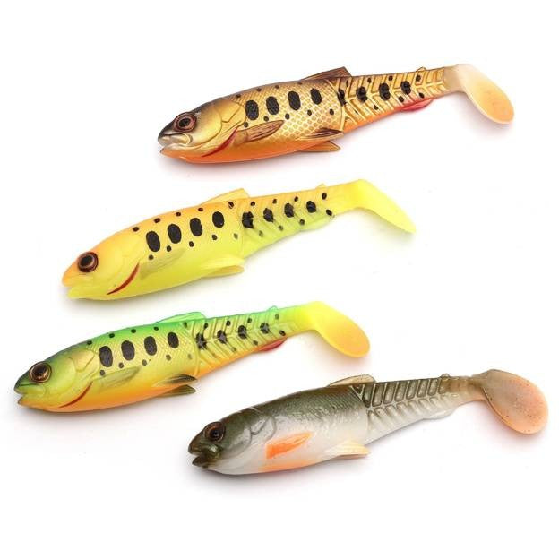 dark water fishing lures SAVAGE GEAR Cannibal Paddletail Dark Water 105