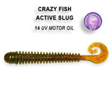CRAZY FISH Active Slug 3" (7.5 cm) - 8 pc - CRAZY FISH Active Slug 3" (7.5 cm) - 8 pc | BS Fishing