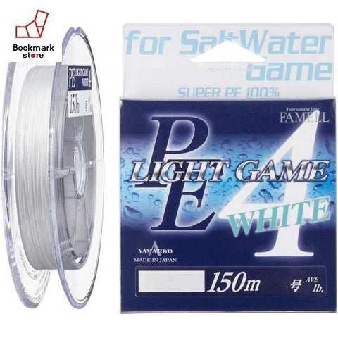 YAMATOYO PE Light Game White 150m - YAMATOYO PE Light Game White 150m | BS Fishing