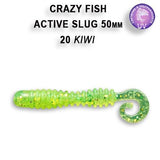 CRAZY FISH Active Slug 2" (5 cm) - 10 pc - CRAZY FISH Active Slug 2" (5 cm) - 10 pc | BS Fishing