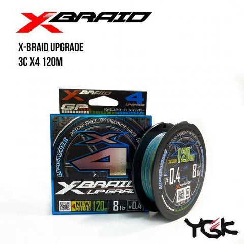 XBraid (YGK) Upgrade 3C X4 120m - XBraid (YGK) Upgrade 3C X4 120m | BS Fishing