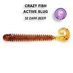 CRAZY FISH Active Slug 3" (7.5 cm) - 8 pc - CRAZY FISH Active Slug 3" (7.5 cm) - 8 pc | BS Fishing