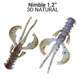 CRAZY FISH Nimble 1,2" (3 cm) - 16 pc - CRAZY FISH Nimble 1,2" (3 cm) - 16 pc | BS Fishing