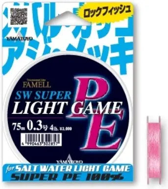 YAMATOYO PE Light Game Flash Pink 75m | BS-FISHING.COM