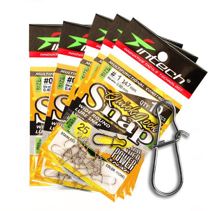 Agrafe Leurre  INTECH Quick Lock Snap (sachet) - Agrafe Leurre  INTECH Quick Lock Snap (sachet) | BS Fishing