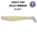 CRAZY FISH Scalp Minnow 4" (10 cm) - 4 pc - CRAZY FISH Scalp Minnow 4" (10 cm) - 4 pc | BS Fishing