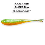 CRAZY FISH Glider 3.5" (9 cm) - 8 pc - CRAZY FISH Glider 3.5" (9 cm) - 8 pc | BS Fishing