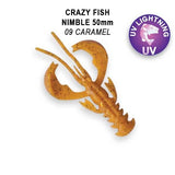 CRAZY FISH Nimble Flottant 2" (5 cm) - 8 pc - CRAZY FISH Nimble Flottant 2" (5 cm) - 8 pc | BS Fishing