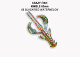 CRAZY FISH Nimble 2,5" (6.2 cm) - 7 pc - CRAZY FISH Nimble 2,5" (6.2 cm) - 7 pc | BS Fishing