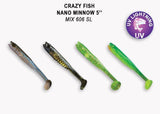 CRAZY FISH Nano Minnow 5" (120 mm) - 4 pc - CRAZY FISH Nano Minnow 5" (120 mm) - 4 pc | BS Fishing