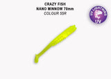 CRAZY FISH Nano Minnow 2.8" (70 mm) - 5 pc - CRAZY FISH Nano Minnow 2.8" (70 mm) - 5 pc | BS Fishing