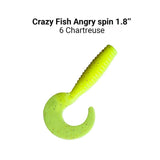 CRAZY FISH Angry Spin 1.8" (4.5 cm) - 10 pc - CRAZY FISH Angry Spin 1.8" (4.5 cm) - 10 pc | BS Fishing