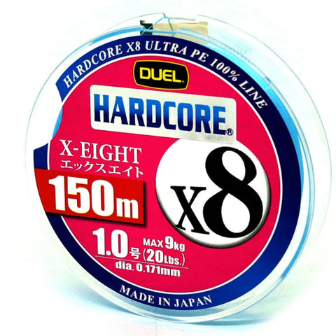 DUEL Hardcore X8 150m - DUEL Hardcore X8 150m | BS Fishing