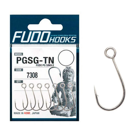 FUDO PG Single T Nickel single hook (bag)