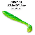 CRAZY FISH Vibro Fat 5" (12,5 cm) - 4 pc - CRAZY FISH Vibro Fat 5" (12,5 cm) - 4 pc | BS Fishing
