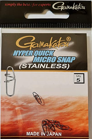 GAMAKATSU Hyper Quick Micro Snap Lure Clip (bag) - 5pc