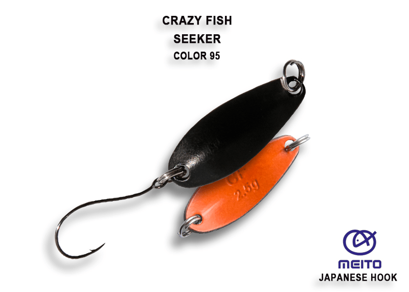 crazy japanese fishing lures Waving spoon CRAZY FISH Seeker 2.5g – BS-FISHING