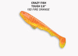CRAZY FISH Tough 2.8" (7 cm) - 5 pc - CRAZY FISH Tough 2.8" (7 cm) - 5 pc | BS Fishing