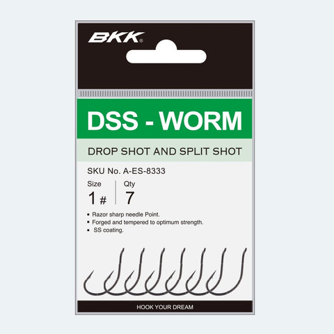 Hameçon Drop-Shot BKK DSS-Worm | BS-FISHING