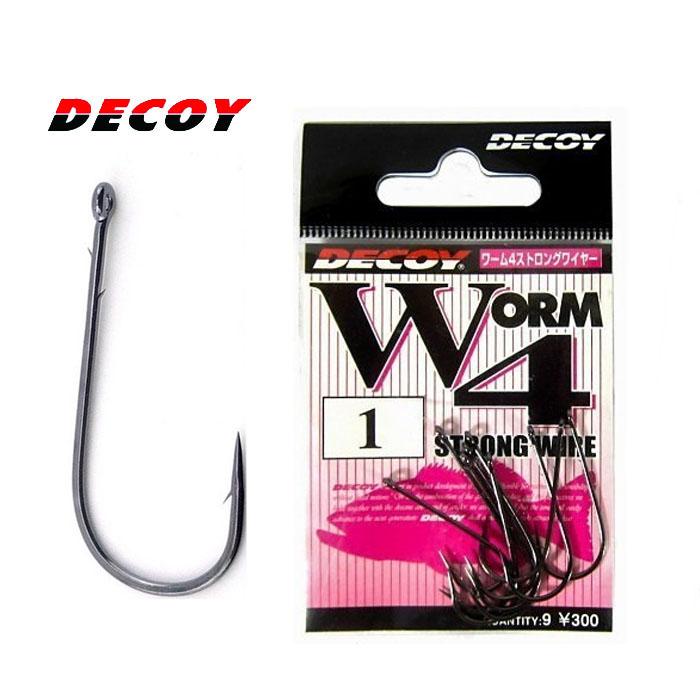Single hook DECOY Worm 4 Strong Wire (bag) BS-FISHING Single hook DECOY Worm 4 Strong Wire (bag) BS-FISHING