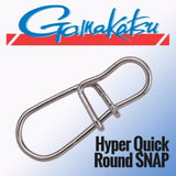 GAMAKATSU Hyper Quick Round Snap Lure Clip (bag) - 5pc