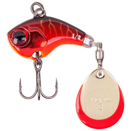 Jackall Deracoup Tail Spinner HL Lime Gold / 1/2 oz