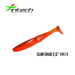 INTECH Slim Shad 2,5"(6.25 cm) - 12 pc - INTECH Slim Shad 2,5"(6.25 cm) - 12 pc | BS Fishing