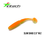 INTECH Slim Shad 2,5"(6.25 cm) - 12 pc - INTECH Slim Shad 2,5"(6.25 cm) - 12 pc | BS Fishing