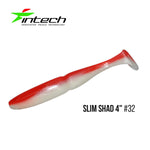 INTECH Slim Shad 4" (10 cm) - 5 pc - INTECH Slim Shad 4" (10 cm) - 5 pc | BS Fishing