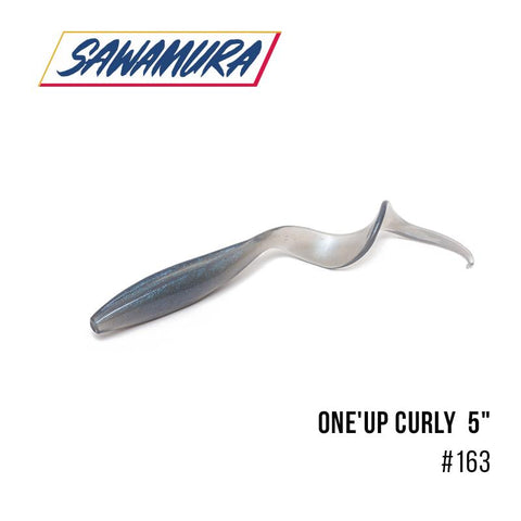 SAWAMURA One Up Curly 5" (12.5 cm) - 5pc - BS Fishing