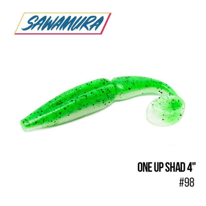 SAWAMURA One Up Shad 4" (10.5 cm) - 6pc - BS Fishing