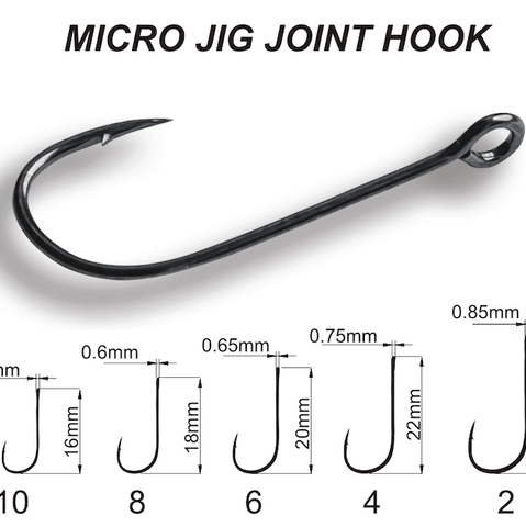 CRAZY FISH Micro Jig Joint Hook single hook (bag) – BS-FISHING CRAZY FISH Micro Jig Joint Hook single hook (bag) – BS-FISHING
