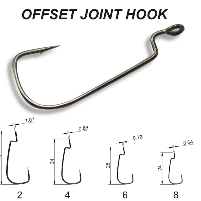 CRAZY FISH Offset Joint Hook Texan Hook (bag) – BS-FISHING CRAZY FISH Offset Joint Hook Texan Hook (bag) – BS-FISHING